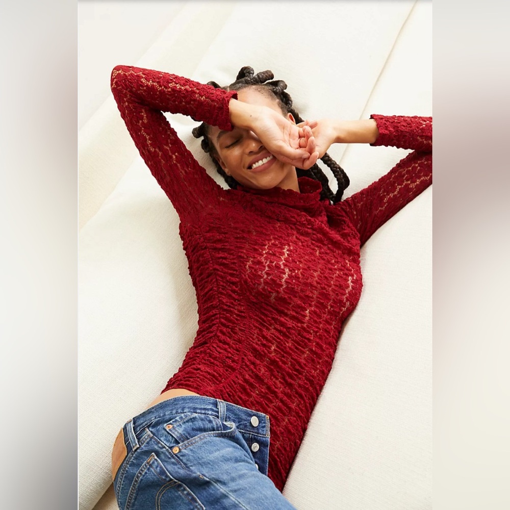 Free People Day N Night Lace Bodysuit